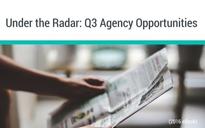 Under the Radar: Q3 Agency Opportunities