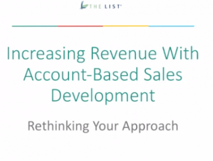 Prospecting Secrets: Increasing Revenue through Account Based Sales Development