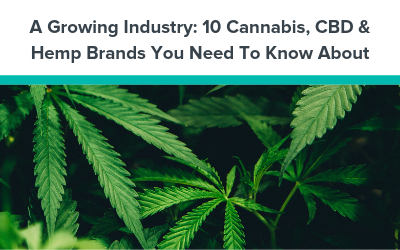 A Growing Industry: 10 Cannabis, CBD & Hemp Brands You Need To Know About
