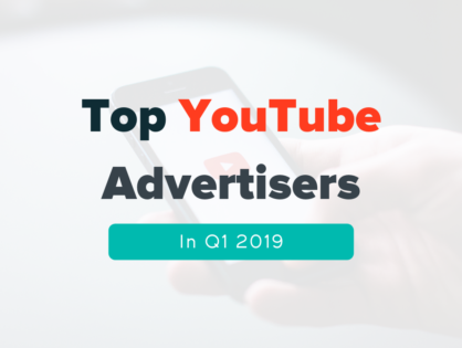 Top YouTube Advertisers in Q1 2019
